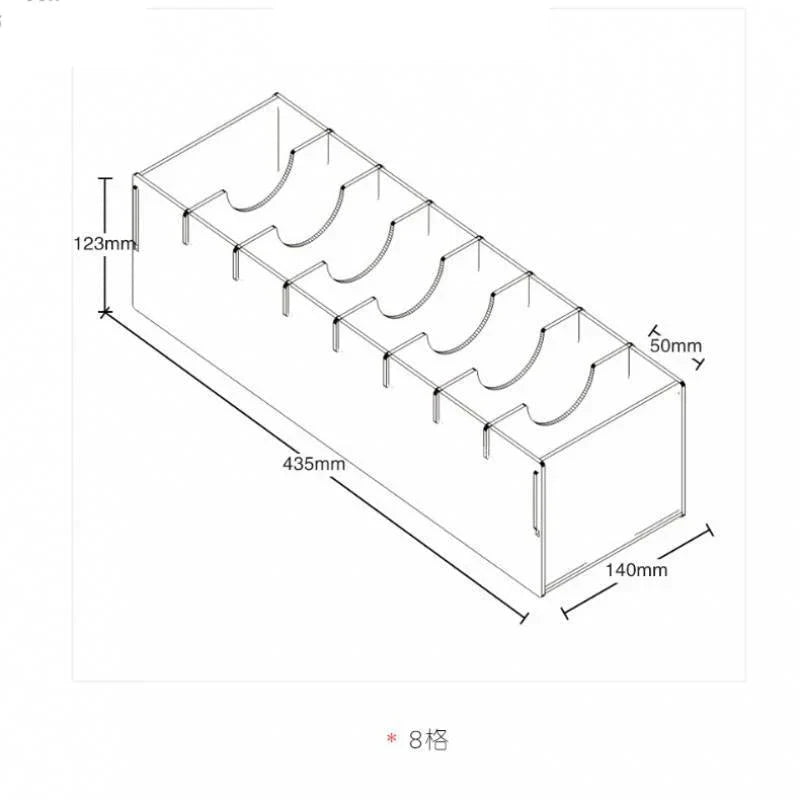 Organizador de Cintos Acrílico Premium