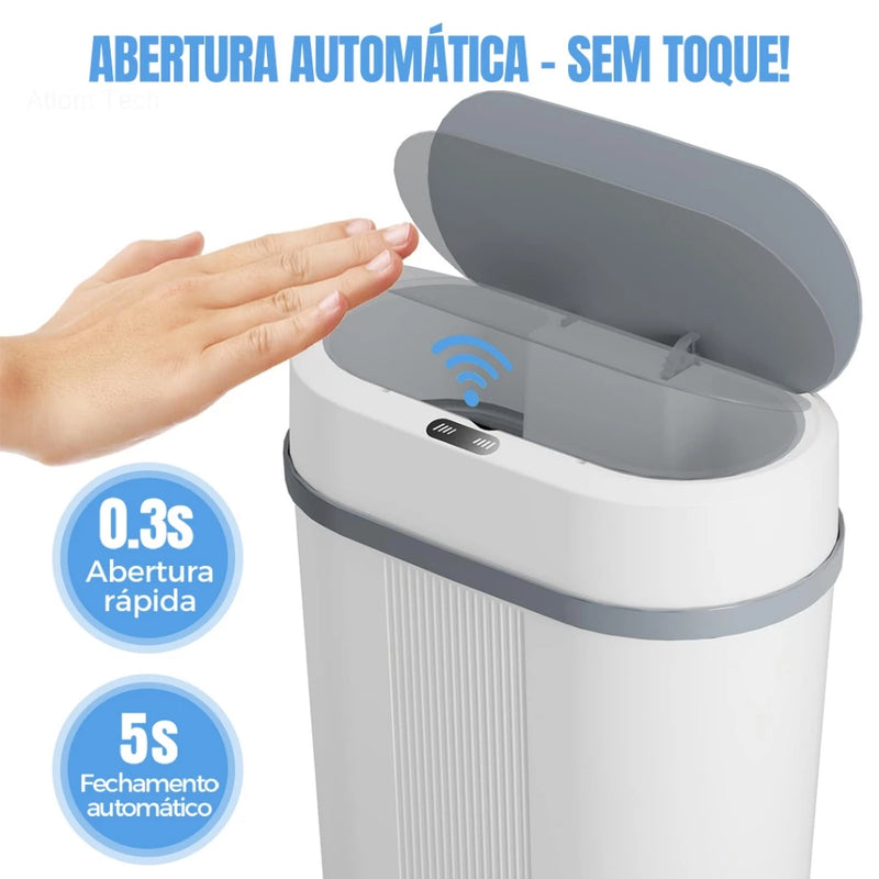 Lixeira Automática 12L com Sensor Inteligente