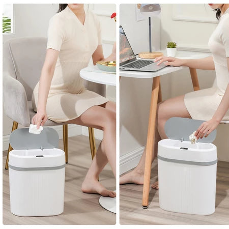 Lixeira Automática 12L com Sensor Inteligente