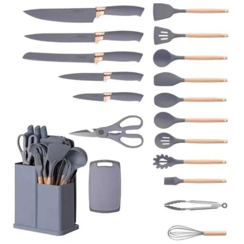 Kit Conjunto 19/12 Peças silicone - Jogo Completo