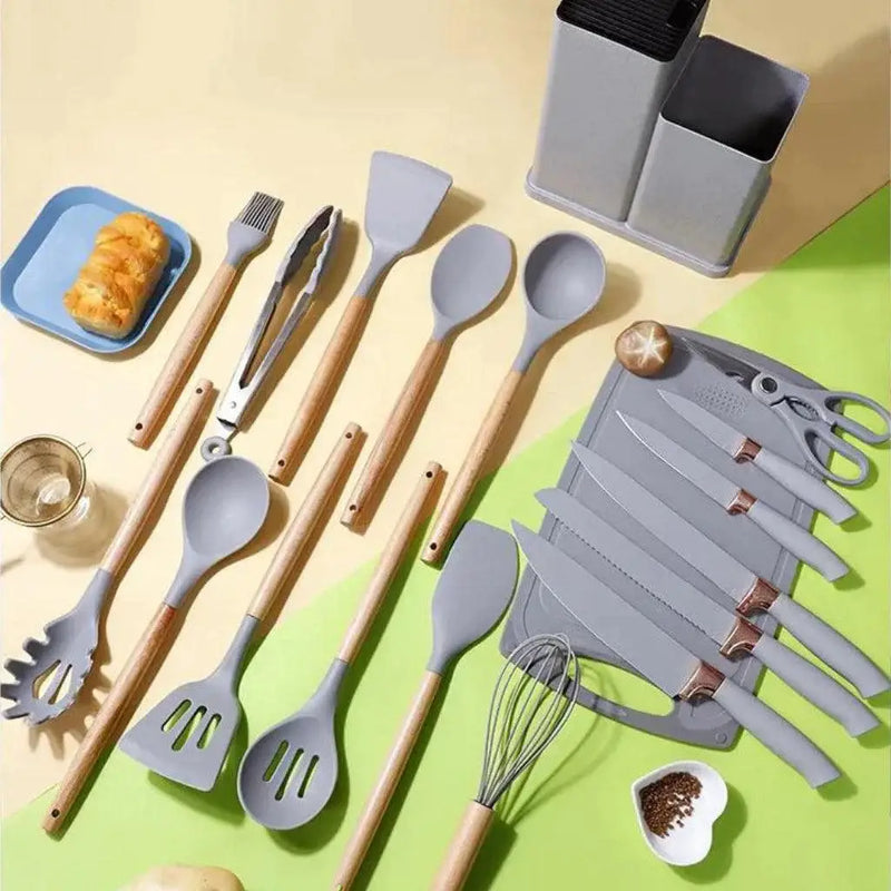 Kit Conjunto 19/12 Peças silicone - Jogo Completo