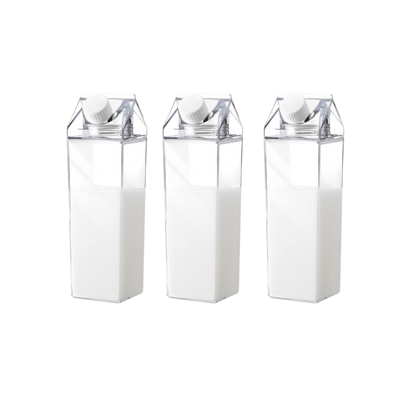 Kit 3 Garrafas para Bebidas Decorativa  1 Litro