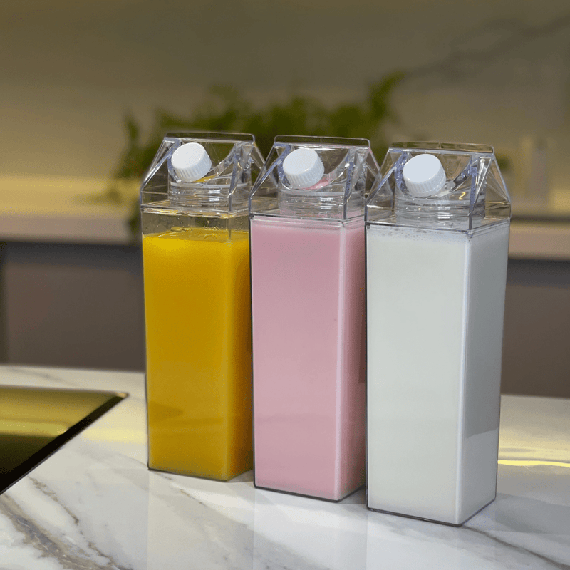 Kit 3 Garrafas para Bebidas Decorativa  1 Litro