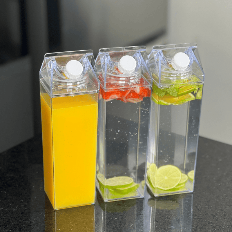 Kit 3 Garrafas para Bebidas Decorativa  1 Litro