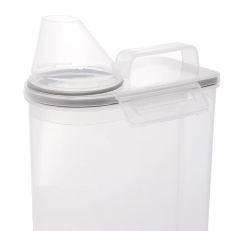 Kit 4 Pote Hermético com Copo Medidor Bico Dosador 2,5 Litros