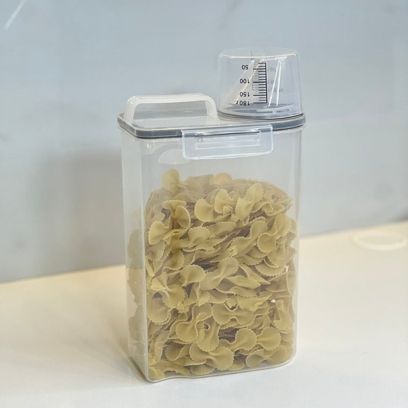 Kit 4 Pote Hermético com Copo Medidor Bico Dosador 2,5 Litros