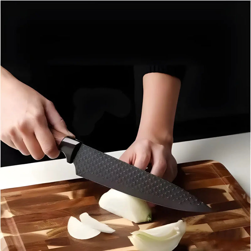 Kit Facas Churrasco Aço Antiaderente 7 Peças Premium
