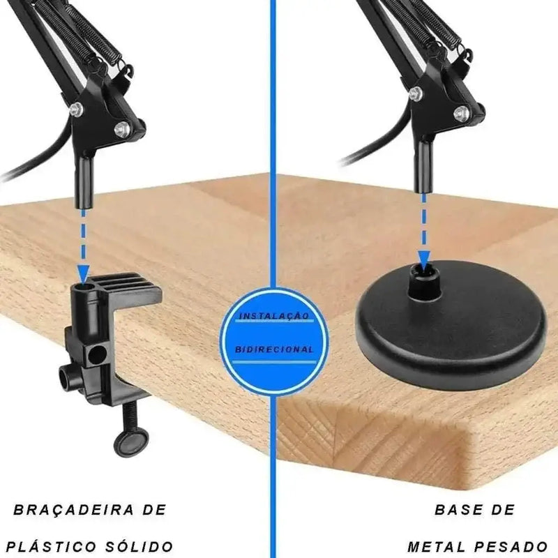 Luminária de Mesa Articulada