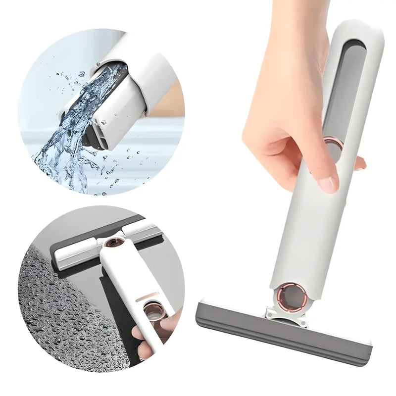 Mini Rodo Esfregão Portátil Limpeza Multifuncional