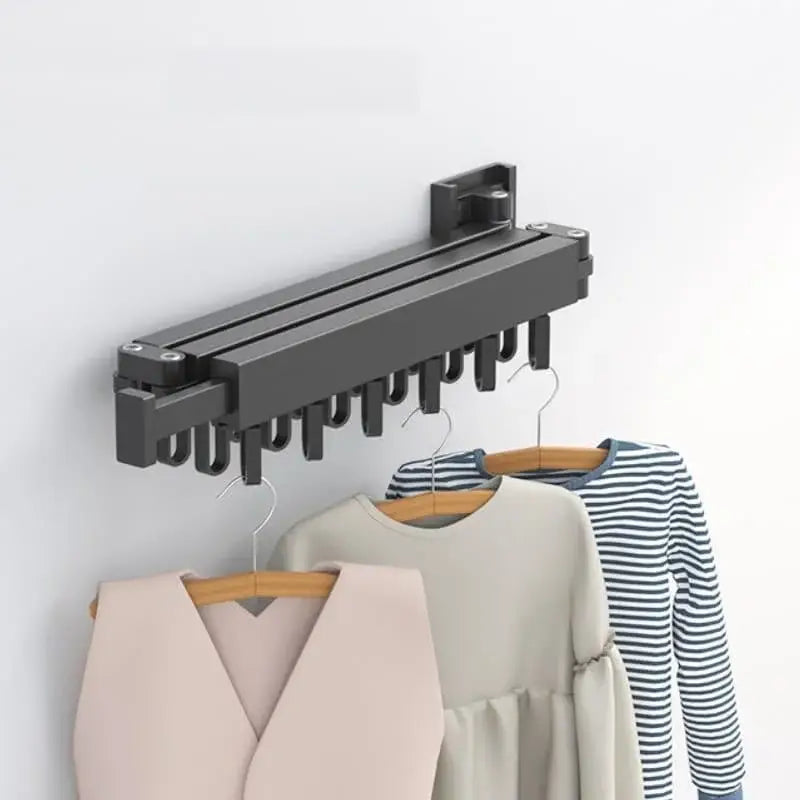 Varal Cabideiro Roupas Parede Retrátil Articulado